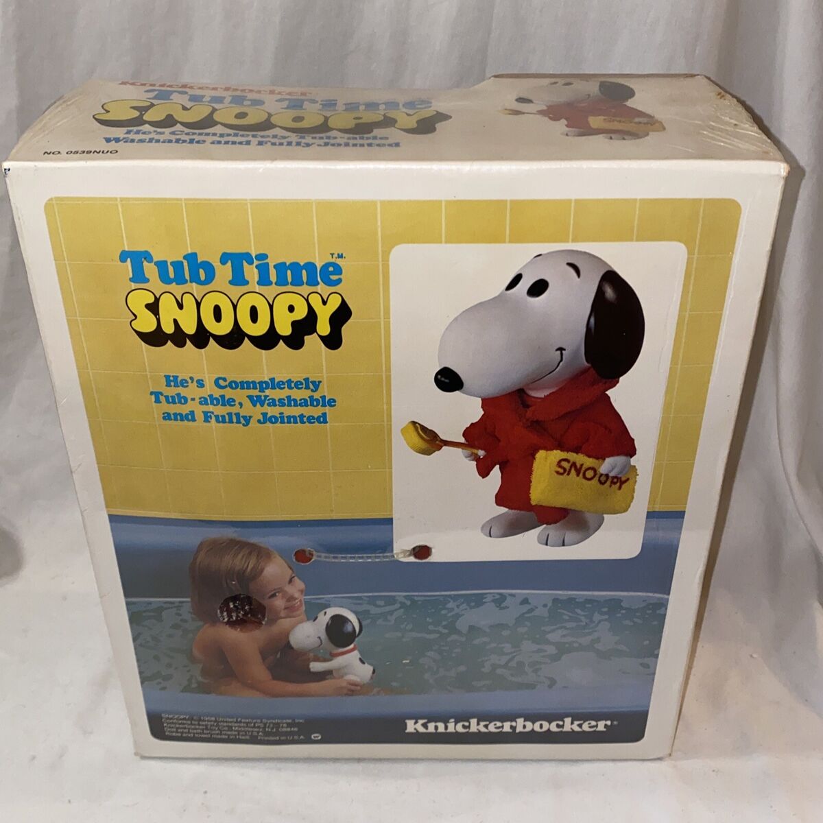 VINTAGE KNICKERBOCKER TUB TIME SNOOPY NEW IN BOX | eBay VINTAGE KNICKERBOCKER TUB TIME SNOOPY NEW IN BOX | eBay
