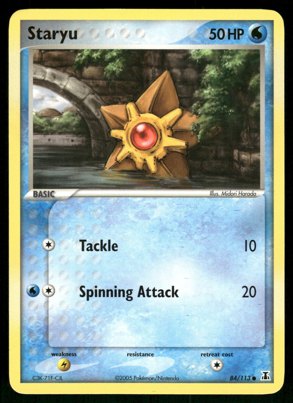 Staryu 084/113 NM 84/113 Delta Species Pokemon Card