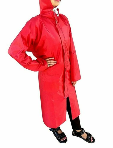 Raincoat Red with Carry Bag Size XXL | eBay