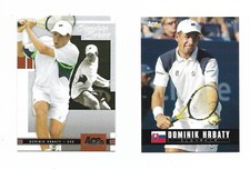 Dominik Hrbaty - 2 (Two) 2005 Ace Authentic Tennis Trading Cards