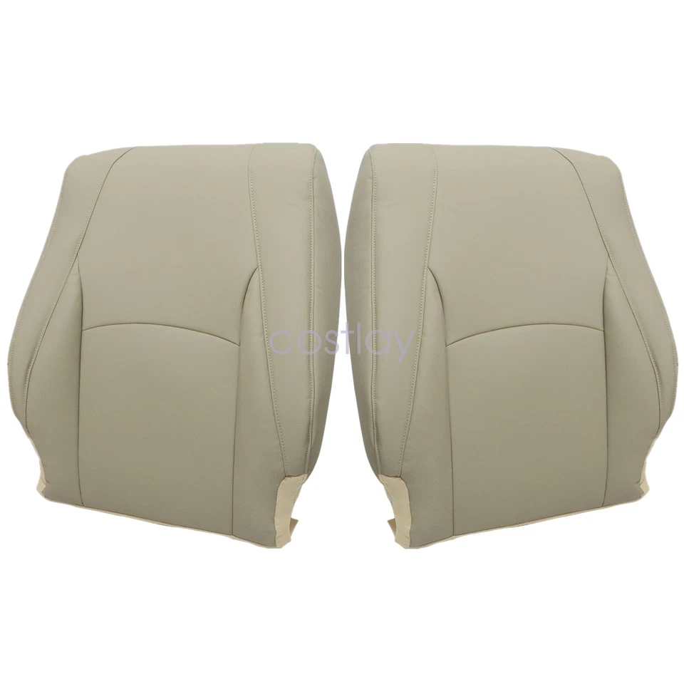 Cubierta de asiento de cuero tostado para Lexus RX330 RX350 RX400 2003-2009 ambos lados inclinados Foto 2 de 4
