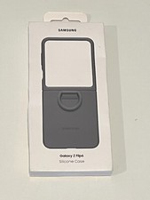 GENUINE Samsung Silicone Case Cover for Galaxy Z Flip6 - Gray NEW SEALED