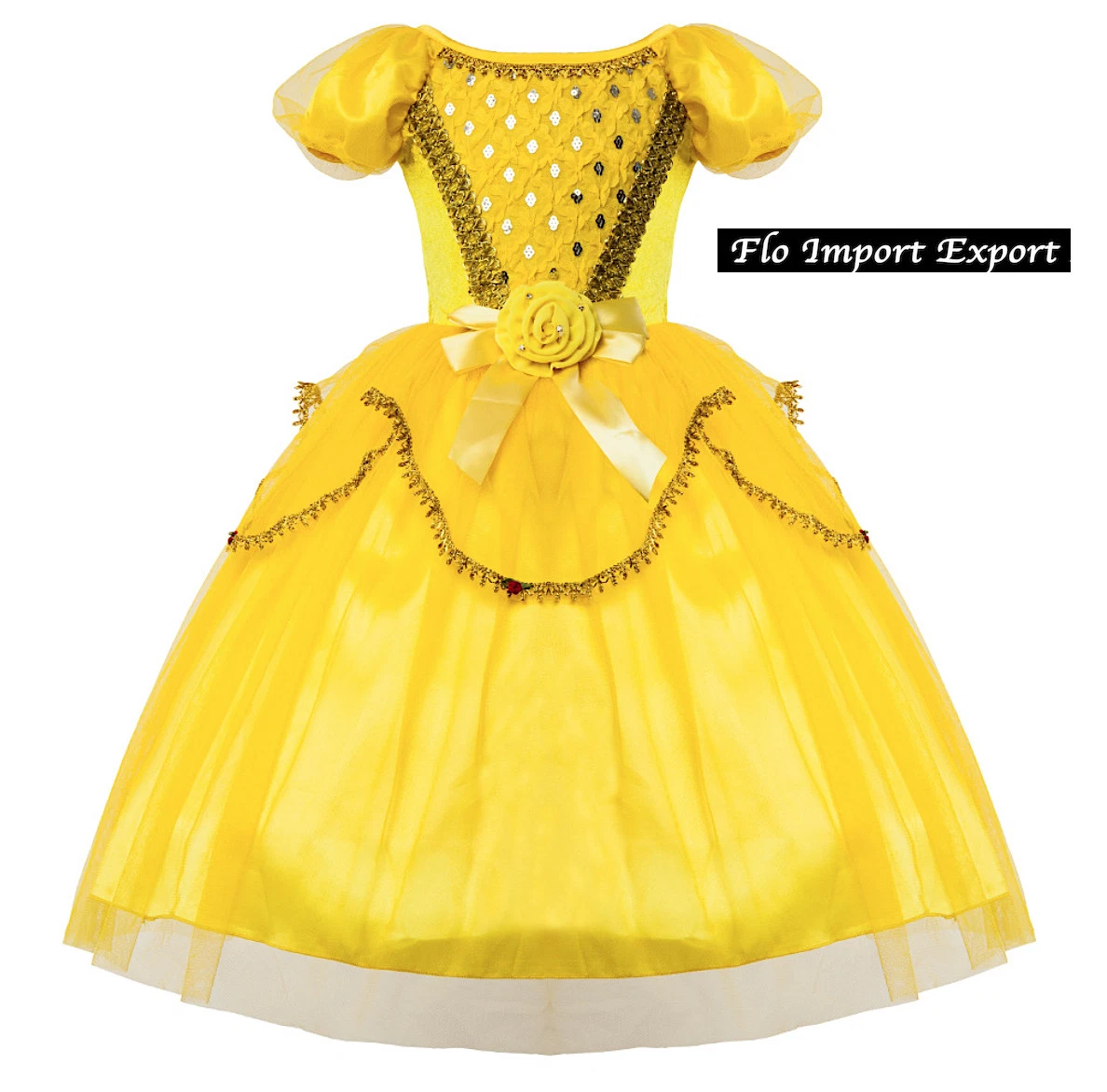 Costume carnevale bambina shop bella e la bestia