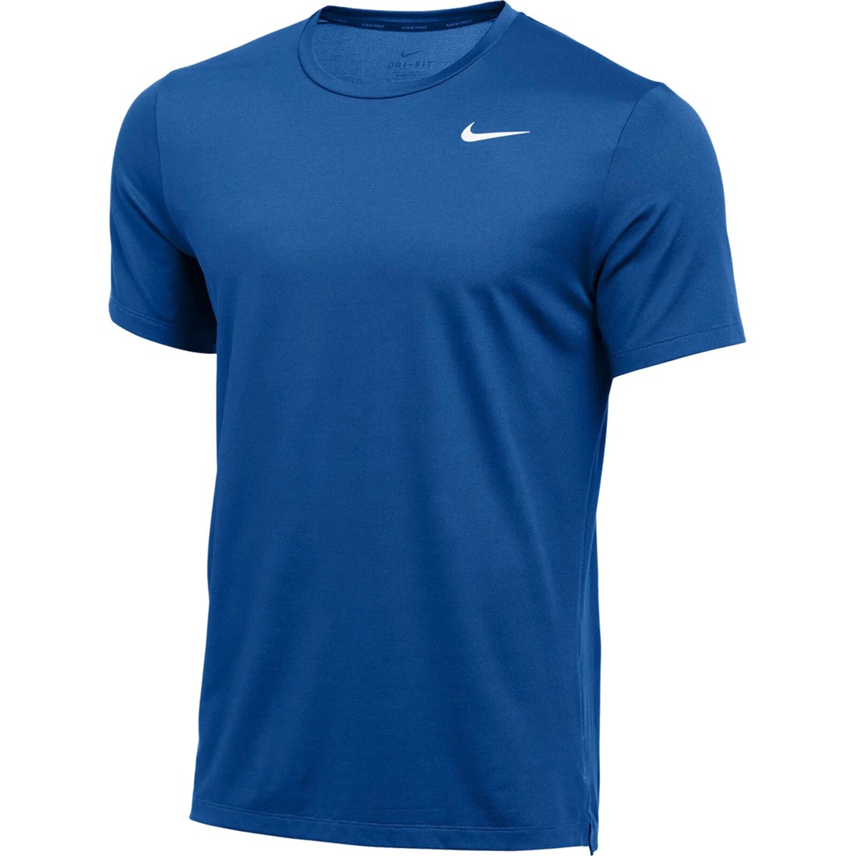 NWT$40 Nike Hyper Dry Short Sleeve Training Top Blue CU9468 Size
