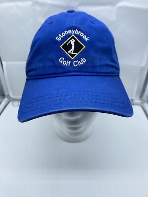 Stoneybrook Golf Club Blue Adjustable Adult Baseball Cap Hat Hook-Loop Pukka