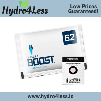 Integra Boost 67g Humidiccant 62% - Mini Humidifier Humidity Pack - 10 Bundle