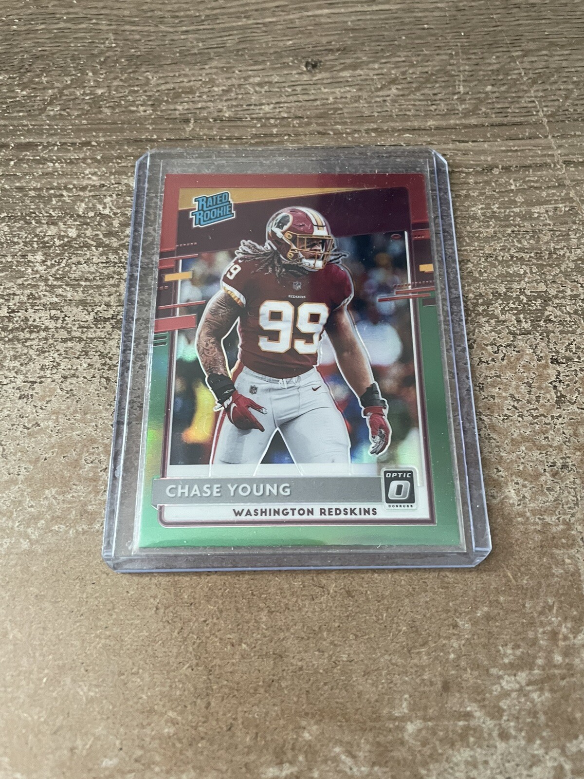 Chase Young Rated Rookie Green and Red 2020 Donruss Optic Preview #P-316 RC