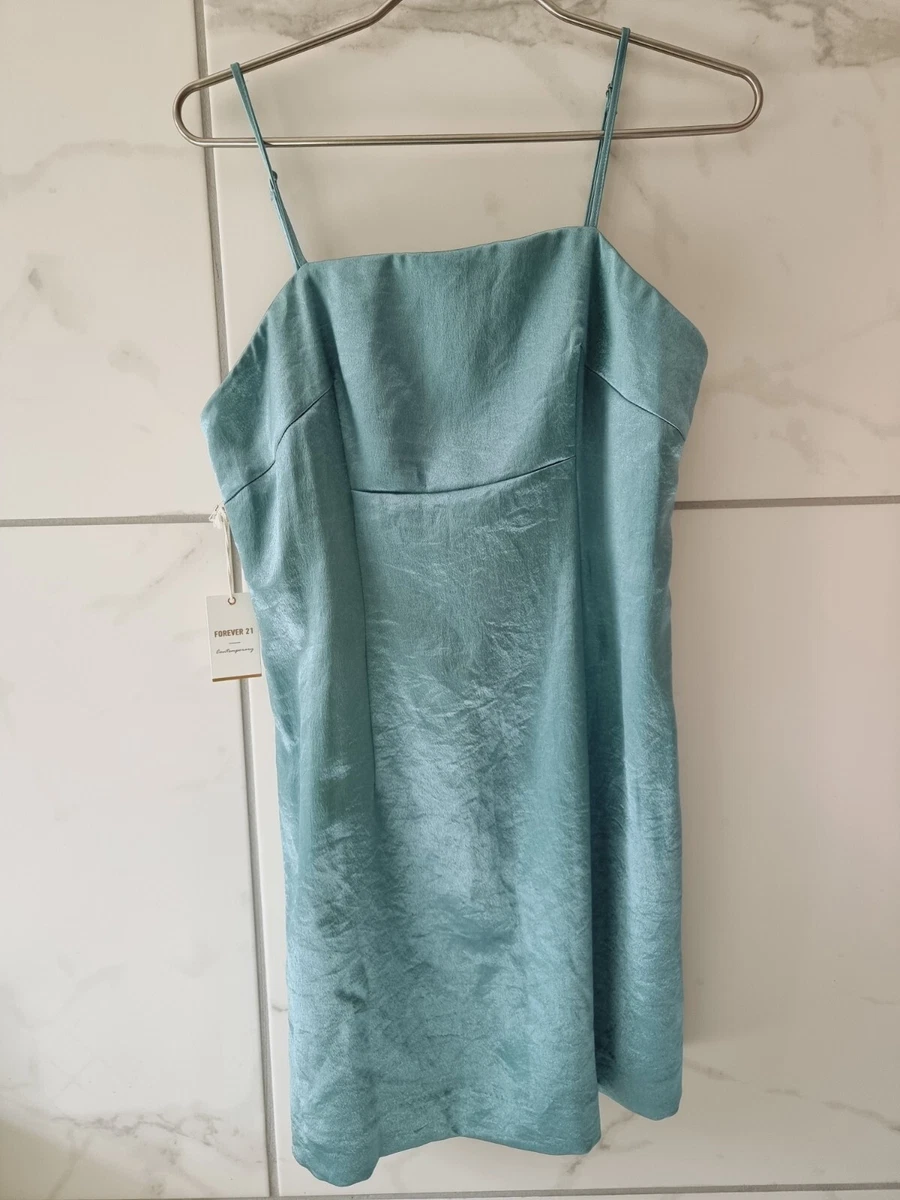 Forever 21 Silk Bodycon Party Dress Wedding Adjustable Strap On