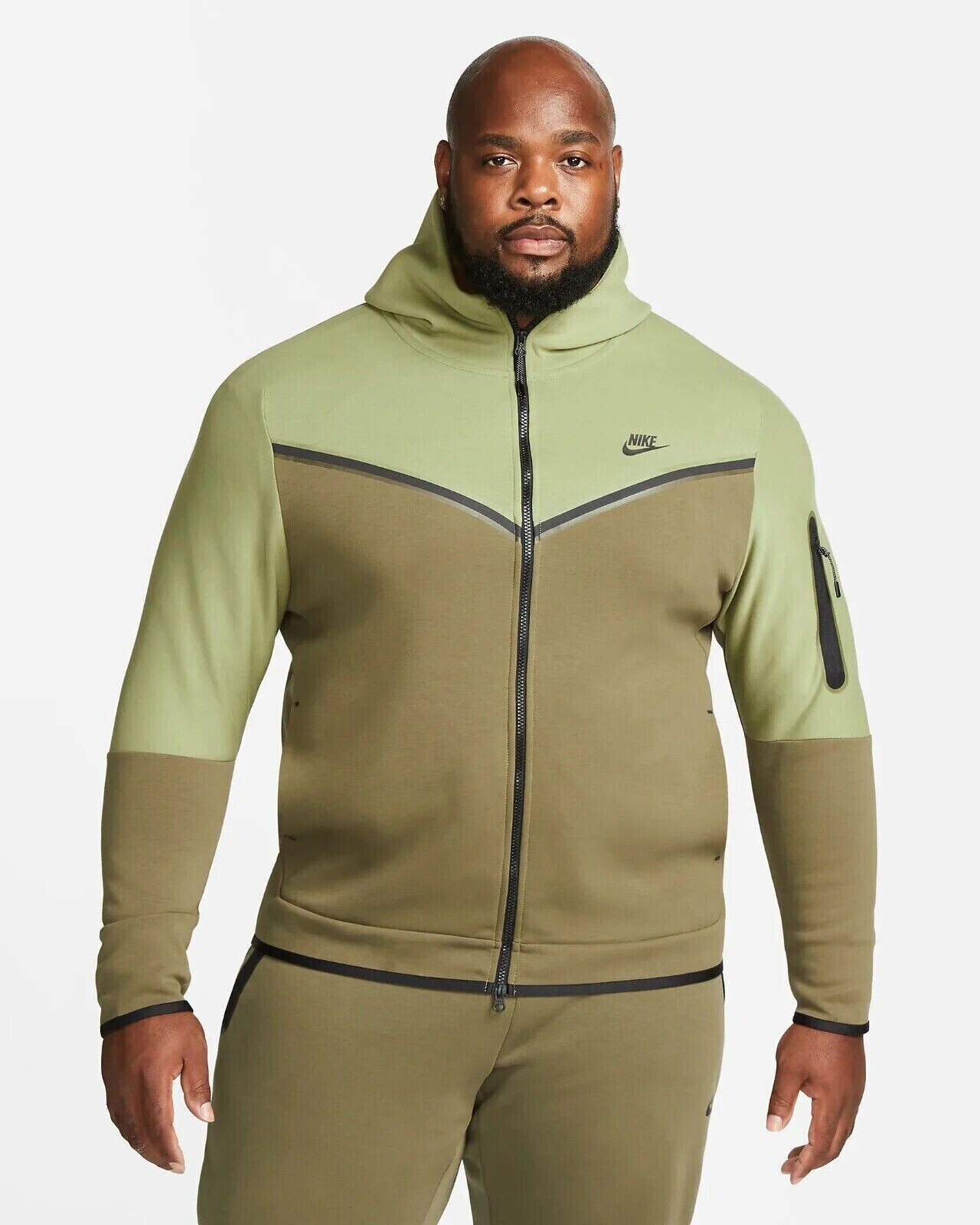 Nike Sportswear Tech Fleece Full Zip Alligator/Black CU4489-334 Menu0026#039;s  Size XXL | eBay