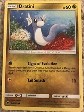 Dratini 94/149 Common - Sun & Moon Pokemon Card NM Near Mint