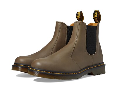 Dr. Martens Men's 2976 Chelsea Boots Olive Carrara Leather US 12 Ret. $190!!!