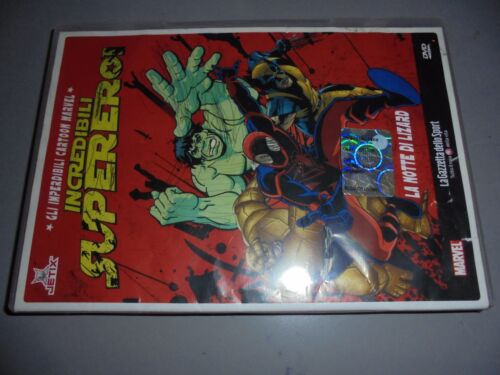 DVD N° 1 Increíble Superhéroes El Notte Por Lizard Cartoon Marvel