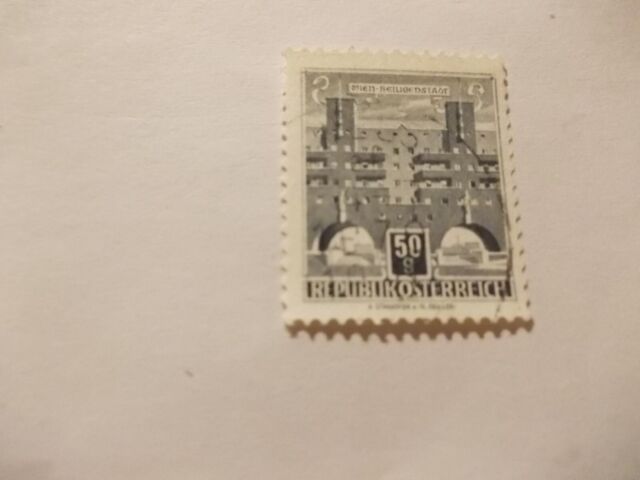 Briefmarke: Serie Österreich: 50 Groschen