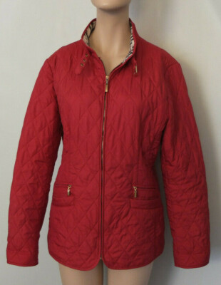 Christian Berg elegante Stepp Jacke 42 TOP sehr leicht Rot (*) 