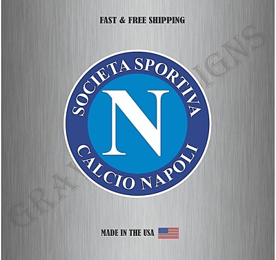 NAPOLI FC Calcio Serie A Italy Football Soccer Sticker Decal Car Bumper Laptop