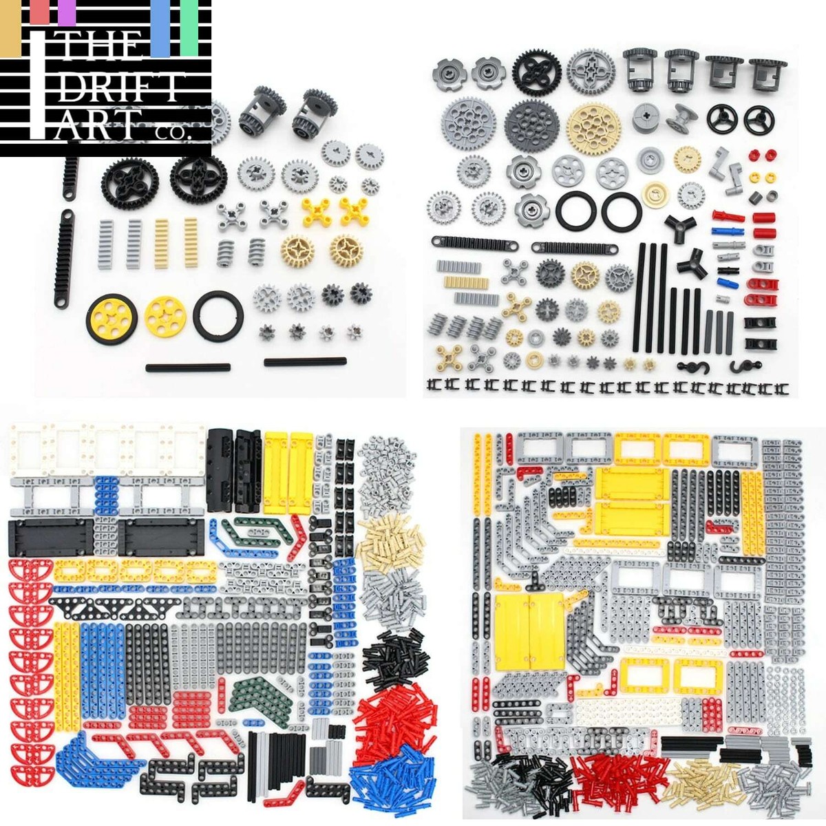 Technic Parts for LEGO Kits Pin Liftarm Beam Axle Panel Car