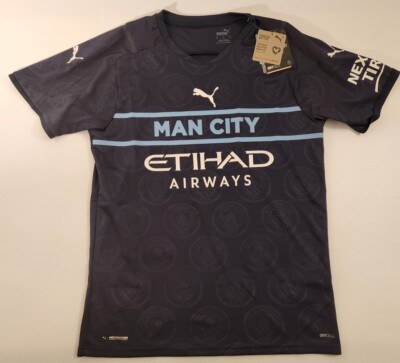 Manchester City Blue Jersey Puma 2021/2022 Third Grealish #10 M-XL