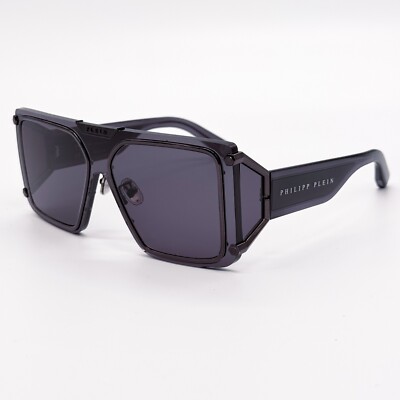 NEW PHILIPP PLEIN REVOLUTION SPP096M 0I86 BLACK UNISEX SUNGLASSES PHILIPP PLEIN PHILIPP PLEIN NEW PHILIPP PLEIN REVOLUTION SPP096M 0I86  main image 4