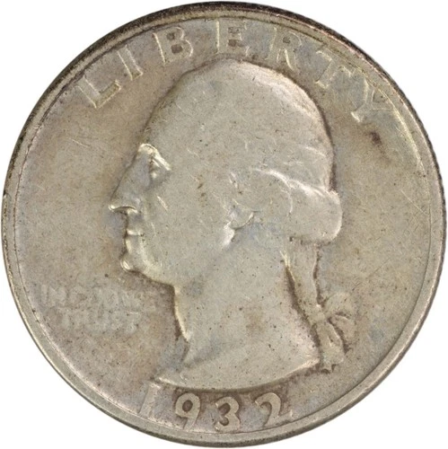 1932-D Washington Silver Quarter VF Uncertified #144