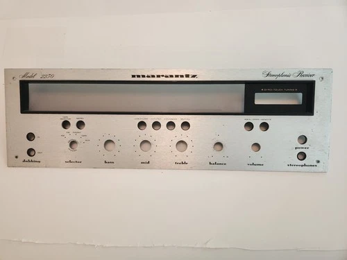 Marantz 2230 Faceplate – Original Vintage – Excellent Lettering – Clean – Fast S