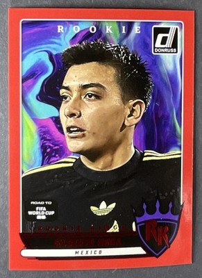 2025 Panini Donruss Road to FIFA World Cup 26' Gilberto Mora #10 Rookie King Red