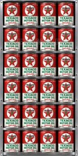 Texaco Oil Can Display Rack Gas Station Flat Printed Sign Remake Aluminum Texaco Oil Can Display Rack Gas Station Flat Printed Sign Remake Aluminum