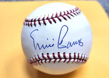 ERNIE BANKS AUTOGRAPHED HAND SIGNED OFFICIAL MAJOR LEAGUE BASEBALL AUTHENTIC $$$