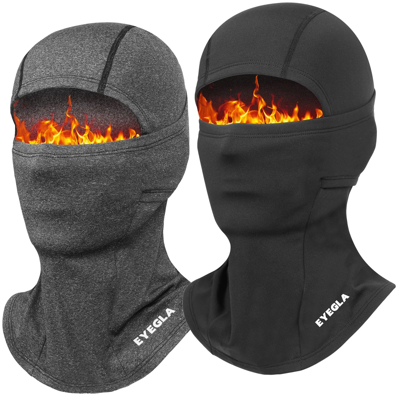 2 Pieces Balaclava Ski Mask for Men Cold Weather,Winter Thermal Face Mask Wom...