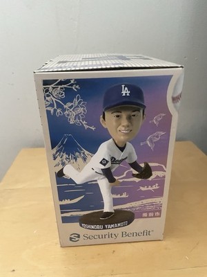 2024 Yoshinobu Yamamoto Bobblehead Dodgers Los Angeles SGA 6/13/24