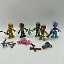 Teenage Mutant Ninja Turtles TMNT Kinder Mini Figures 2018 w/ Weapons 1a