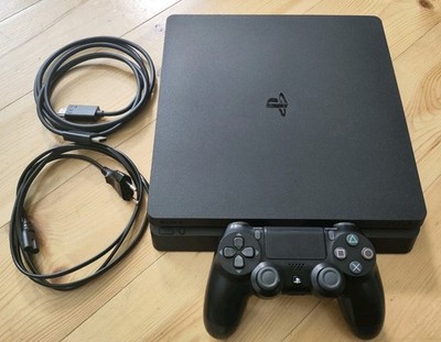 Sony PlayStation 4 Slim 500GB Konsole Schwarz mit Controller - 2016A  