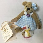 1995 Deb Canham~ “Milly & Quacker” Little Gem Teddy Bear~ Original Hang Tag — photo 6
