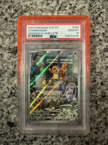 2023 POKEMON SVP EN-SV BLACK STAR PROMO #044 CHARMANDER PSA 10