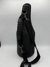 LEATHER CADDY O WINE CARRIER TOTE NEW