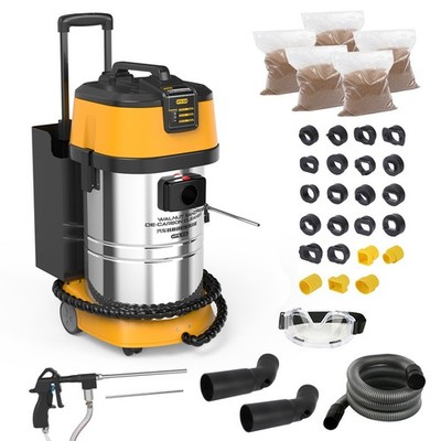 HTS518 Walnut Sand Blaster Cleaning Engine Intake Valve Carbon Deposit Cleaner