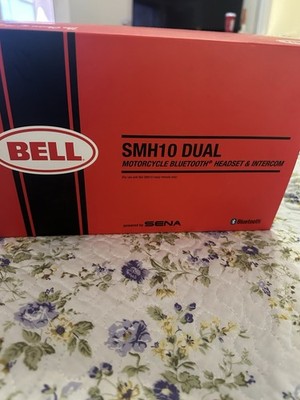 bell smh10 dual motorcycle bluetooth headset & intercom by sena  (untested )