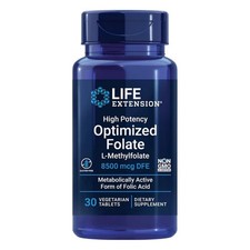 High Potency Optimized Folate L-Methylfolate 30 Veg Cap