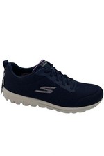 Skechers GOwalk Vegan Washable Bungee Sneakers Fun Journey Navy