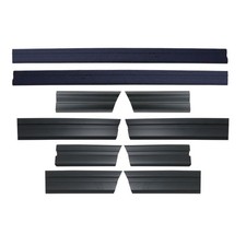 Body Side Molding Kit Black Mustang 1979-1984