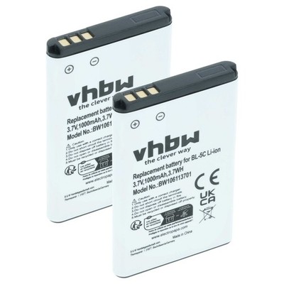 2x Akku für Avaya 4070 4027 NTTQ82EAE6 NTTQ81EAE6 1000mAh