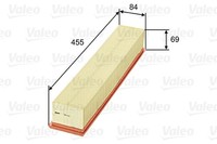 Luftfilter Valeo 585312 Filtereinsatz FüR Mercedes W203 Klasse CL203 S203 Model