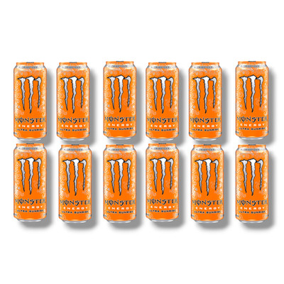 Monster Energy Ultra Sunrise  Zero Sugar 12 x 473 ml    USA Import