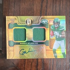 Panini 2022 Gold Standard Rookie DUALJersey Auto Garrett Wilson 105/149 #252 RPA