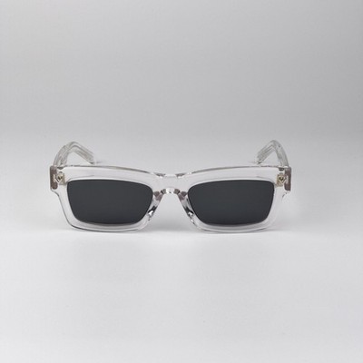 Valentino Men Sunglasses Transparent Grey Rectangle V-SHARP VLS-134 C