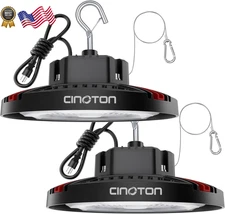 160W UFO LED High Bay Light Aluminum LED Shop with 24000LM 5000K Commercial NEW