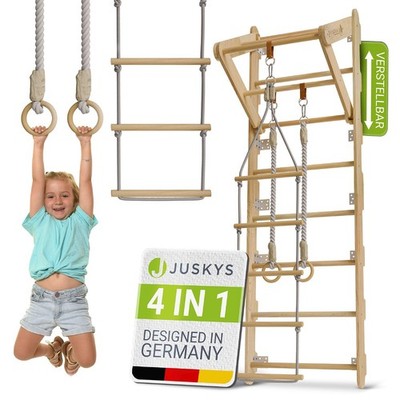 Sprossenwand Klettergerüst Kletterwand Kinder Indoor Schwedische Wand Juskys 