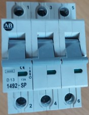 ALLEN-BRADLEY MINIATURE CIRCUIT BREAKER, 13A, 3POLE  10kA 415V