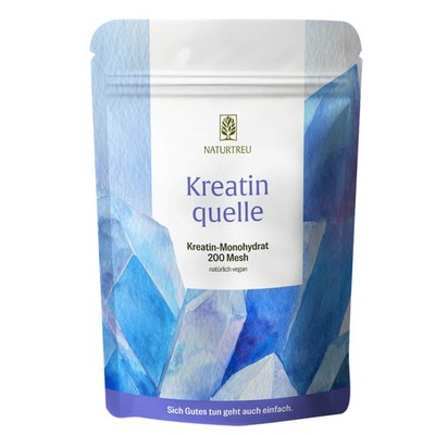 Kreatin Monohydrat Pulver 500g rein vegan hochdosiert Kreatinquelle NATURTREU 