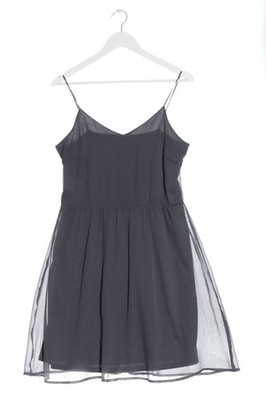 VERO MODA Trägerkleid Damen Kleid Gr. DE 36 hellgrau Elegant