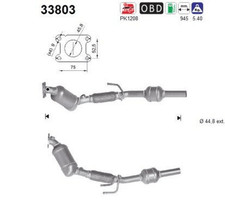 Katalysator für SEAT VW IBIZA V POLO VI